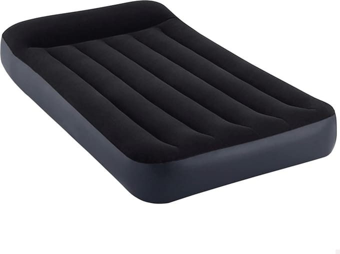 Comfort Elevated Luchtbed met Ingebouwde Pomp - Eenpersoons 52cm x 203cm x 51cm