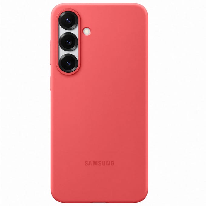 Originele Silicone Backcover voor de Samsung Galaxy S25 Plus - Peach