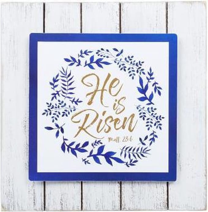 Wandbord He Is Risen