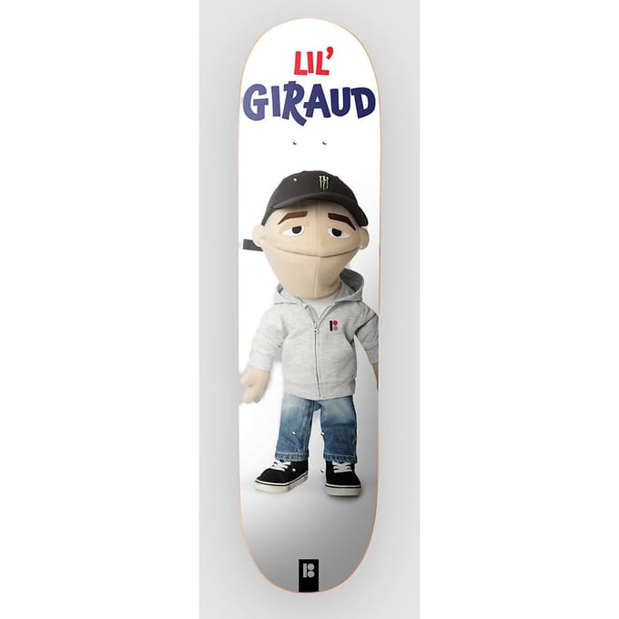 Plan B Lil' Buddies Giraud 8.125"x31.75" Skateboard Deck patroon