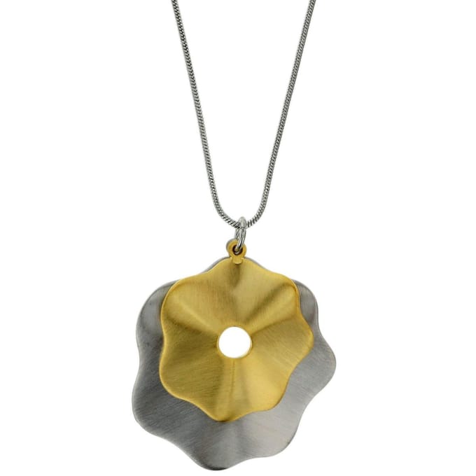 Behave - ketting met bloemhanger - modern minimal chic stijl
