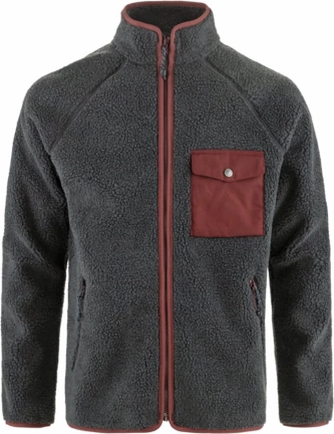 Fjällräven Vardag Pile Fleece Met Volledige Rits Grijs XL Man