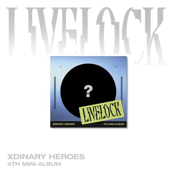 Xdinaire helden : HET 4e mini-album Livelock (Digipack) BLUE VER black