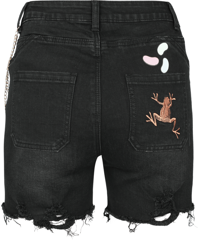 Harry Potter Shorts - Honeydukes - 27 - voor Vrouwen - black denim