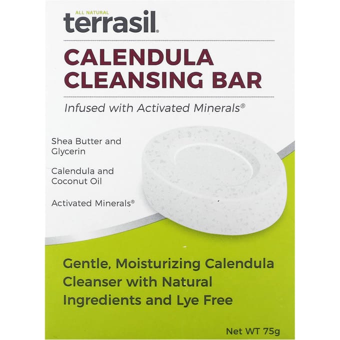 Terrasil, Barre Nettoyante au Calendula, 75g white