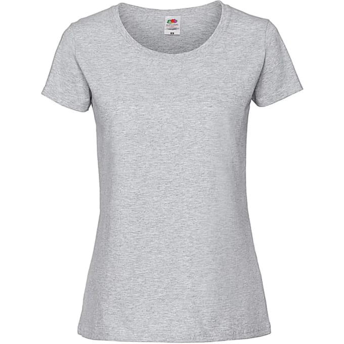 Dames-T-shirt Fruit of the Loom Ringspun Premium