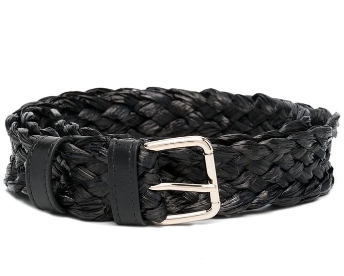 Rode V Valentino geweven riem