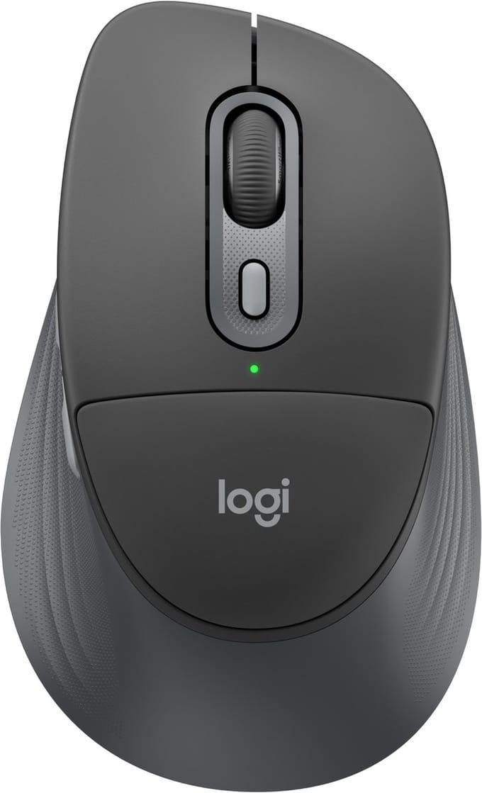 Logitech Signature Comfort Plus M850L - Draadloze Bluetooth Muis - Ergonomisch - Zwart