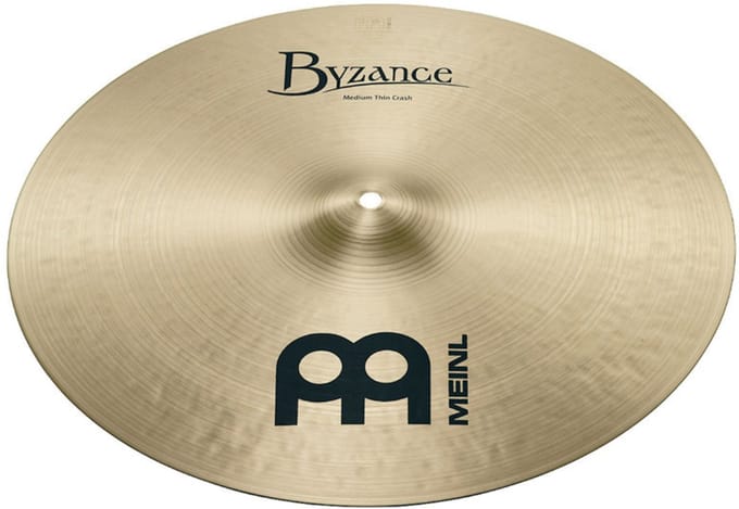Meinl Byzance Medium Thin Crash 17" B17MTC, Traditional Finish - Crash bekken