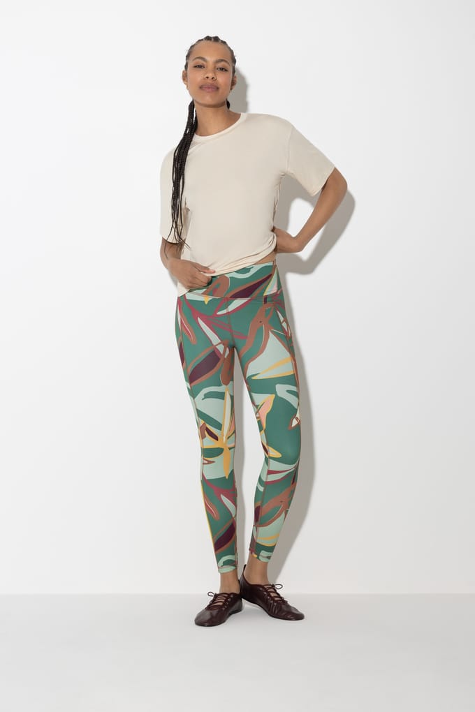 Sportlegging Serie Super Stretch Eucalyptus Green