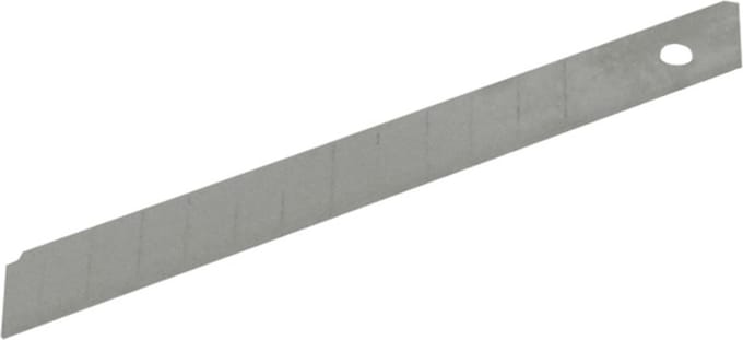Silverline Afbreekmesjes - Gehard Staal - 11 Segmenten - 9 mm - 10 stuks