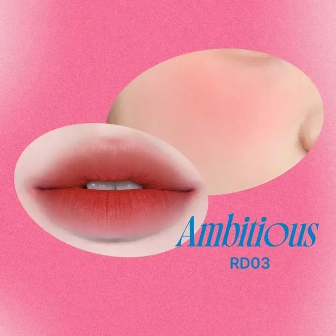 fwee, Pot Poudré Floutant Lèvres & Joues, RD03 Ambitious, 5g (0,17 oz) pink