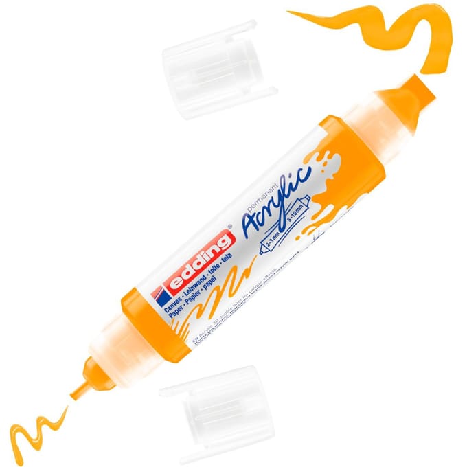 Acrylmarker edding e-5400 3d double liner zonnegl | 1 stuk