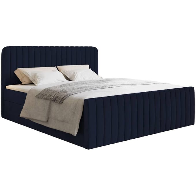 Boxspring Adrien velvet met opbergruimte 140x200 | NADUVI Collection