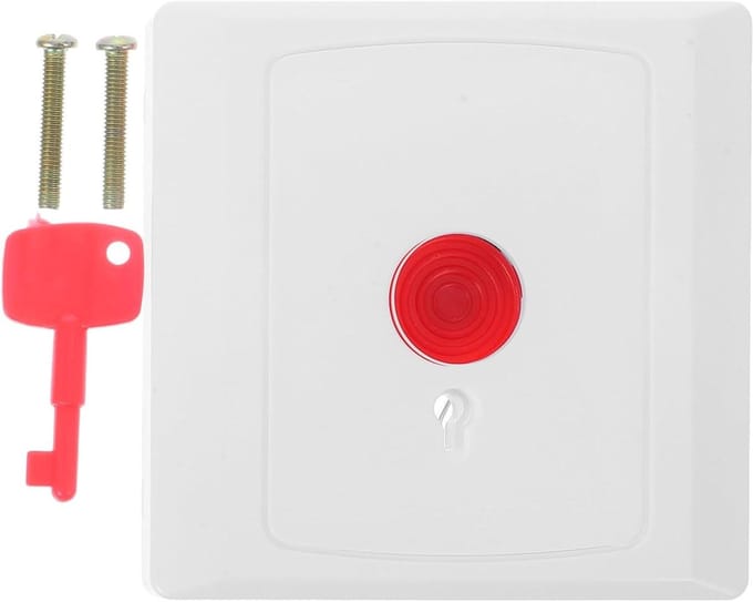Noodknop Set - Alarm Systeem - Hulp Inroepen - Sleutel Reset Functie - 1 Set - Multicolor
