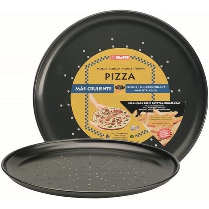 IBILI 821932 Pizza Crispy Moka Vorm, Grijs grijs