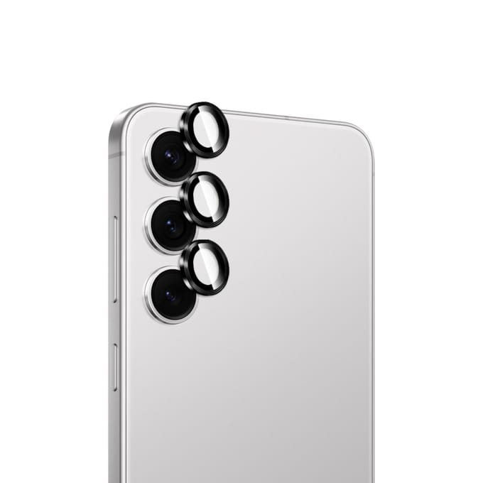 Puro Camera Lens Protector - Gehard Glas Bescherming - Samsung Galaxy S26/S26 Plus - Zwarte Rand