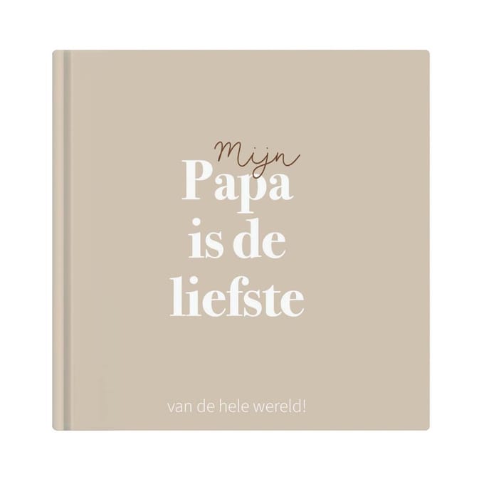 Writemoments Mijn papa is de liefste - Invulboek voor papa - Vaderdagcadeau