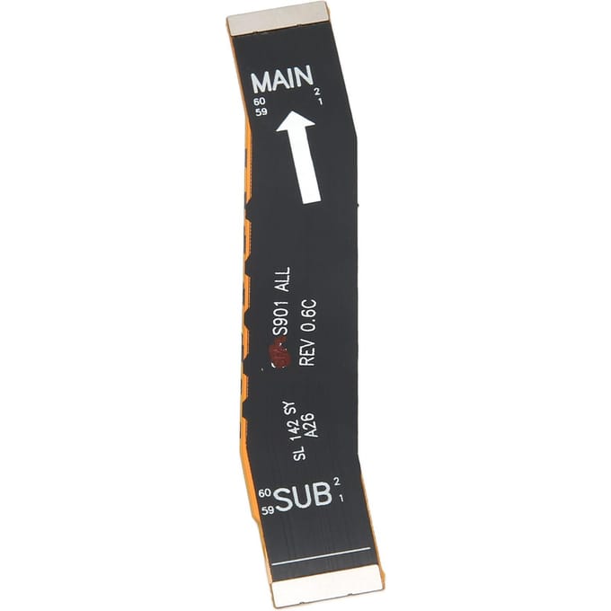 Display Connector Kabel FPC Opvouwbare Moederbord Verbindingskabel Vervanging voor Samsung S22 S901 white