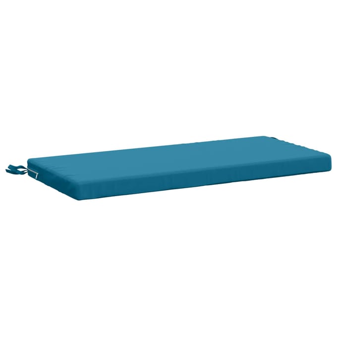 vidaXL - Bankkussen - SOEST - 100% - Polyester - Lichtblauw - 80 - x - 40 - x - 5 - cm