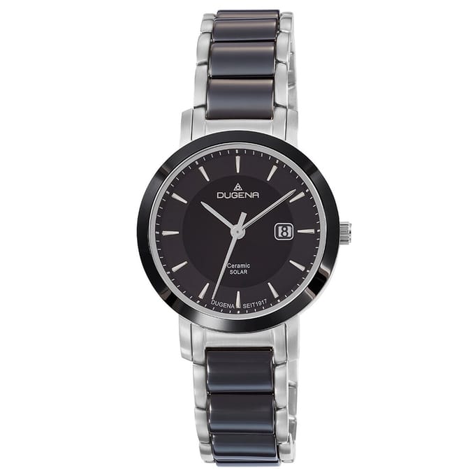 Dugena - 4461007 - Polshorloge - Women - Kwarts - Solar - Ceramic