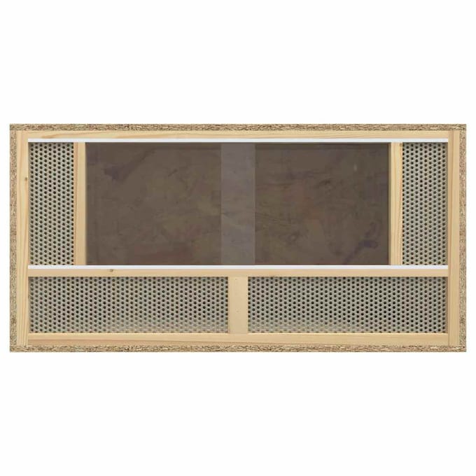 vidaXL - Terrarium - 80x40x40 - cm - bewerkt - hout