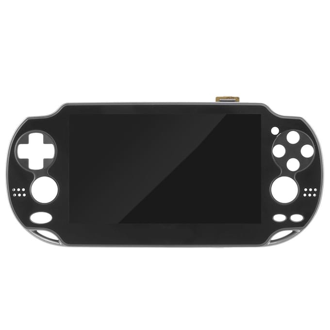 Voor PS Vita1000 LCD Vervang Scherm Digitalisering Complete Assemblage met Frame Schroevendraaierzwart Voor zwart