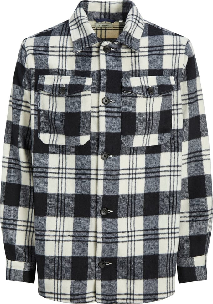 PRODUKT PKTDEK ESKILD CHECK OVERSHIRT LS Heren Overhemd - Maat S