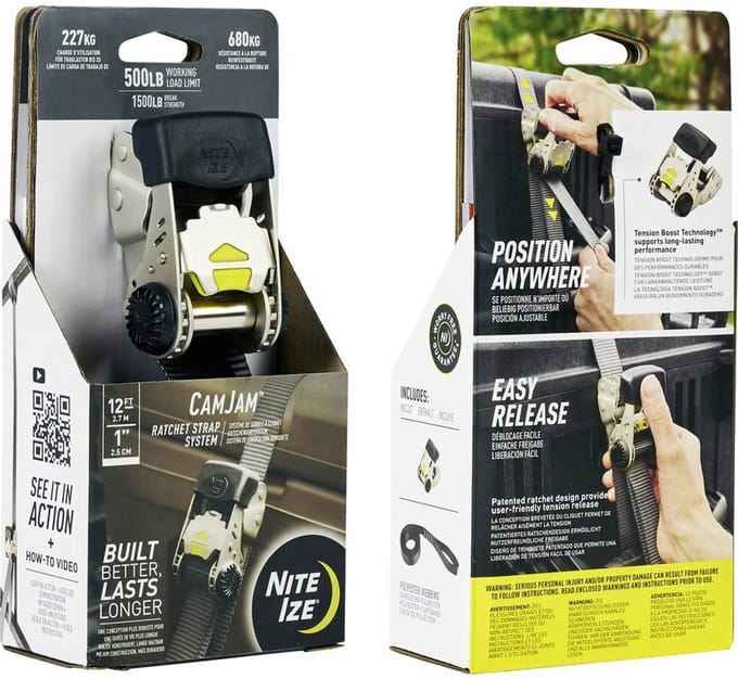 NITE Ize NI-CJRS12-09-R8 Spanband (l x b) 3.7 m x 2.5 cm Ratelinrichting