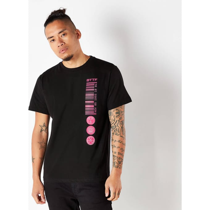 Back To The Future Men's T-Shirt - Zwart - S
