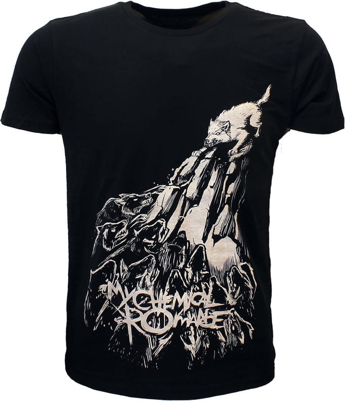 My Chemical Romance Wolves Pack T-Shirt - Officiële Merchandise - S