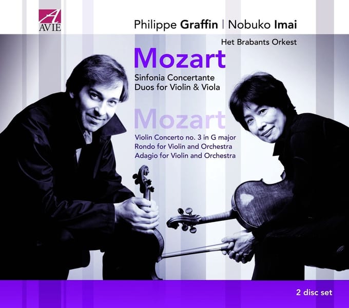 Philippe Graffin, Nobuko Imai, Het Brabants Orkest - Mozart (2 CD)