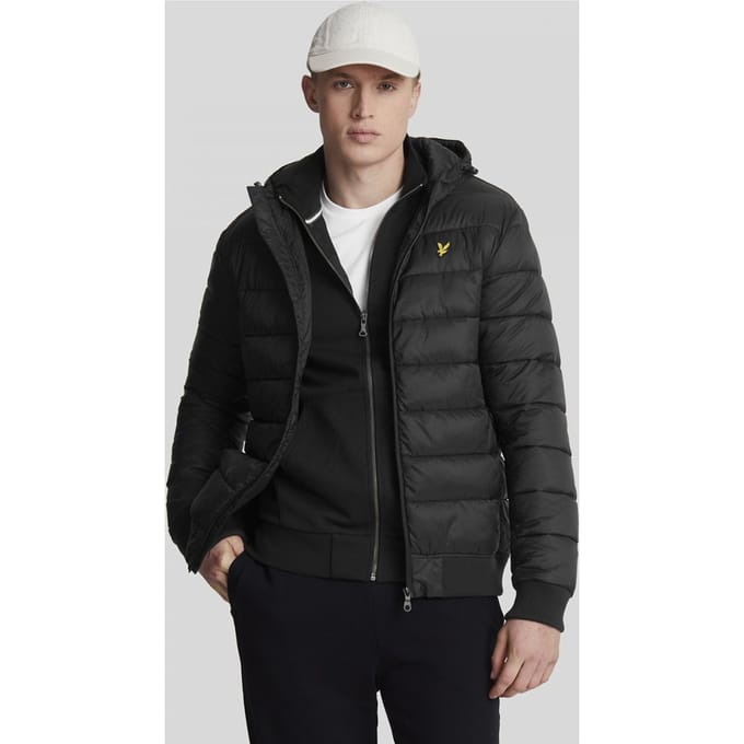 Lyle & Scott Nylon Heren Gewatteerde Jas