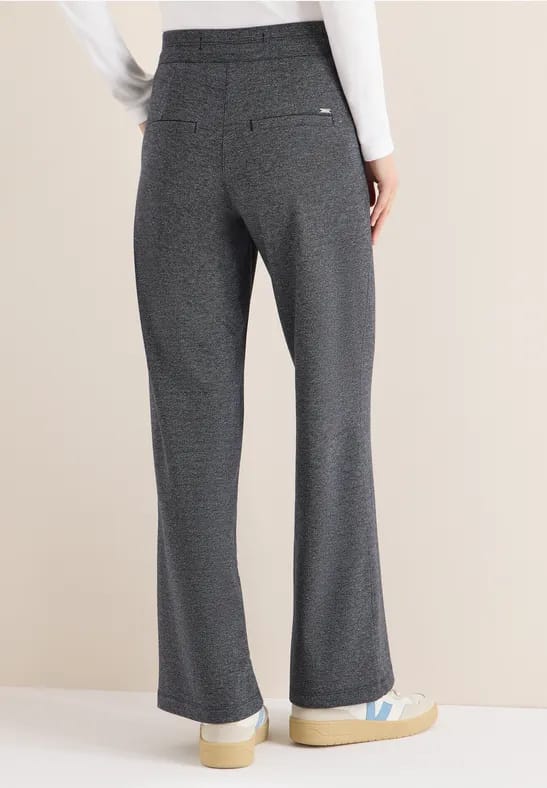 Tweekleurige gemêleerde broek