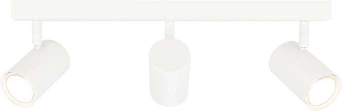 Ledvion LED Plafondspot Wit 3-lichts Rechthoek GU10 3W neutraal wit
