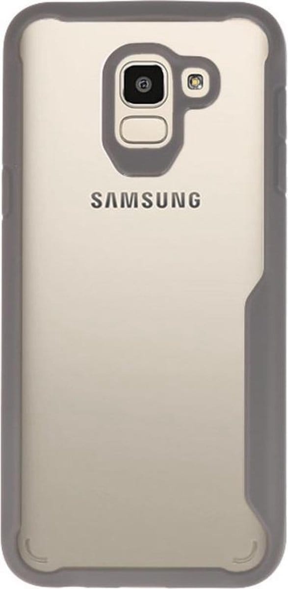 Rood Focus Transparant Hard Cases Samsung Galaxy J6