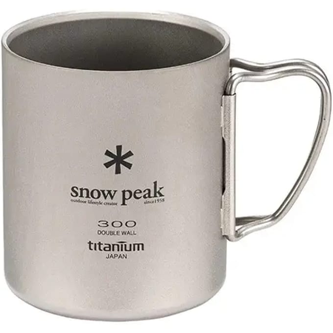 Dubbelwandige titanium mok Snow Peak 300