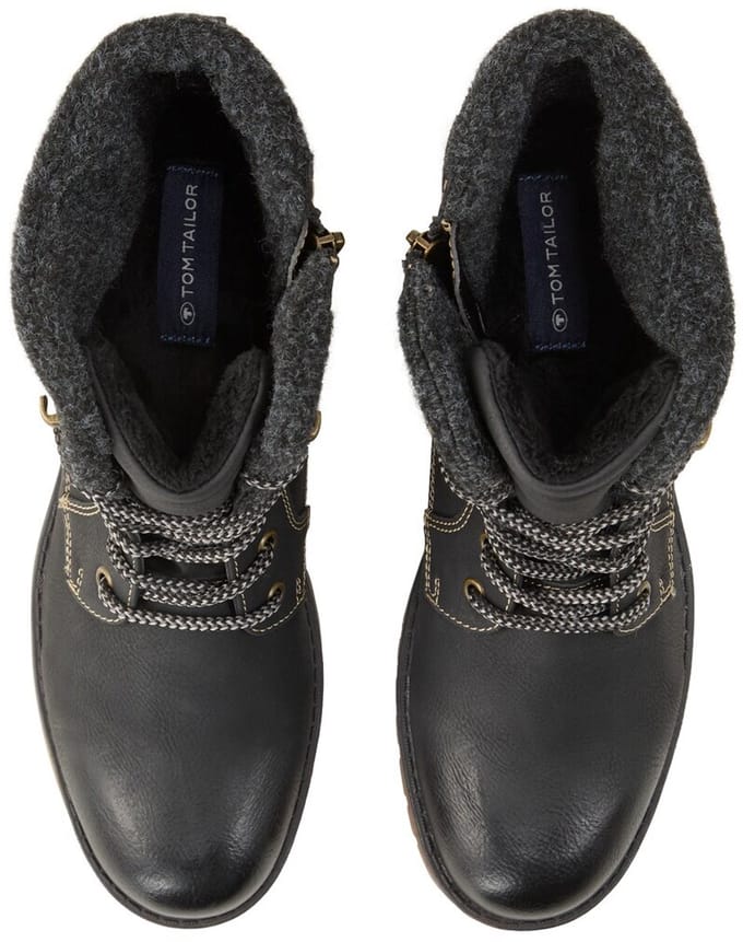 Tom Tailor - Waterdichte laarzen met voering - Maat 37 - black