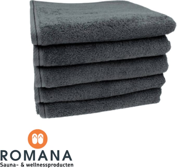 Hotel Handdoek | Antraciet | 50 x 100 cm | Handdoek Hotel Kwaliteit | 500 g/m2