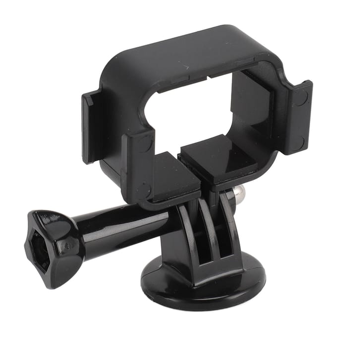 Camera Extender Frame Dubbele Koude Schoen Mount Verlengadapter voor Osmo Pocket 3 voor Microfoon black