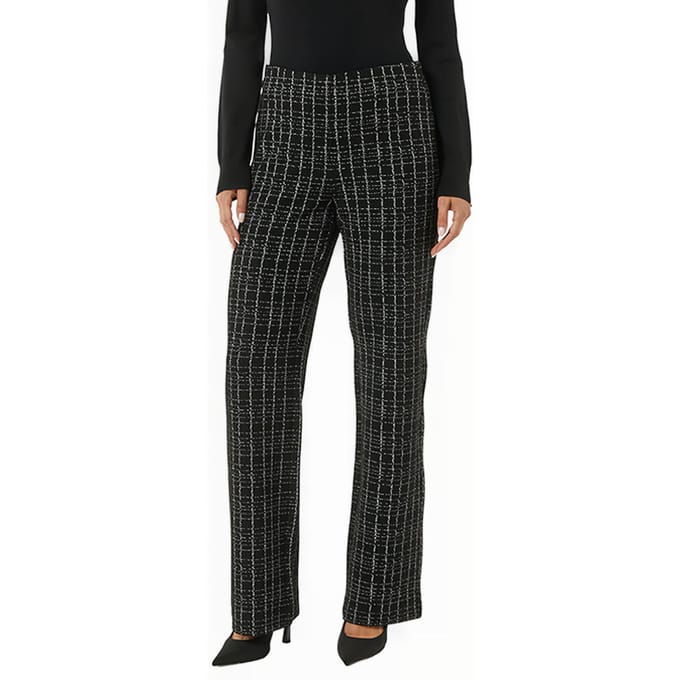 Comma  Pants Grey/black Größe: 42 | Straight Jeans Outlet | Damen | Grau
