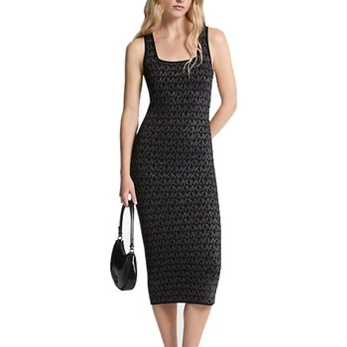 Lange Jurk MICHAEL Michael Kors Metallic Mk Sq Nk Drs