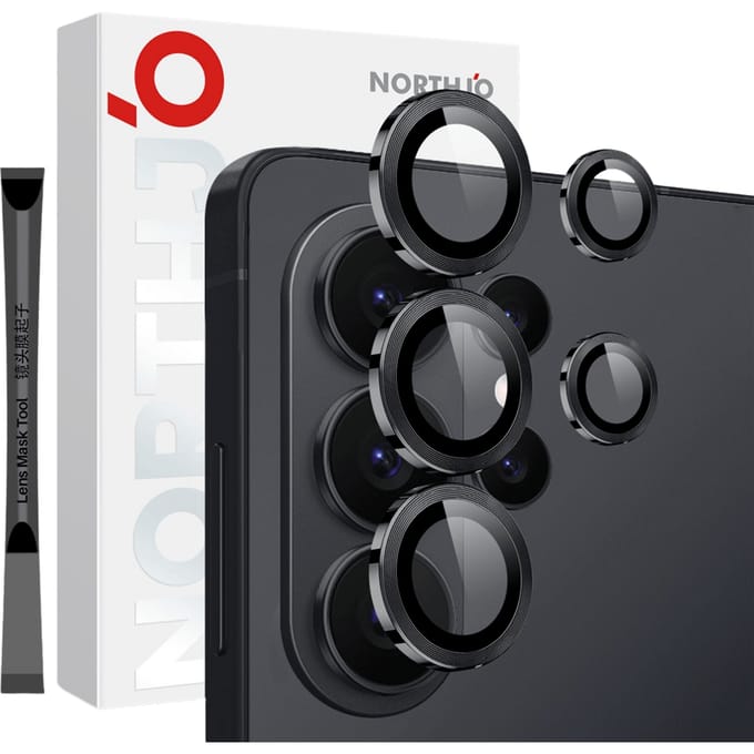 Northjo Samsung Galaxy S26 Ultra Camera Protector Rings Zwart