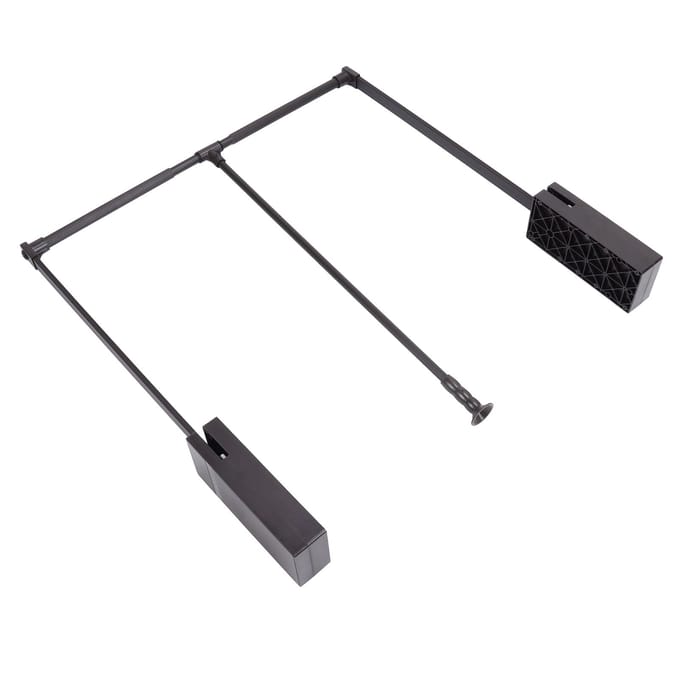 Tringle de garde-robe rétractable et pliable