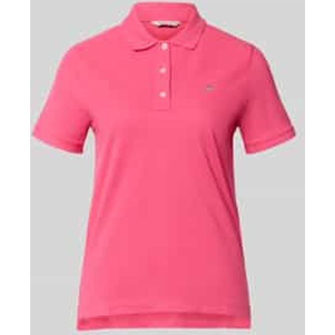 poloshirt met gestikt logo en polokraag