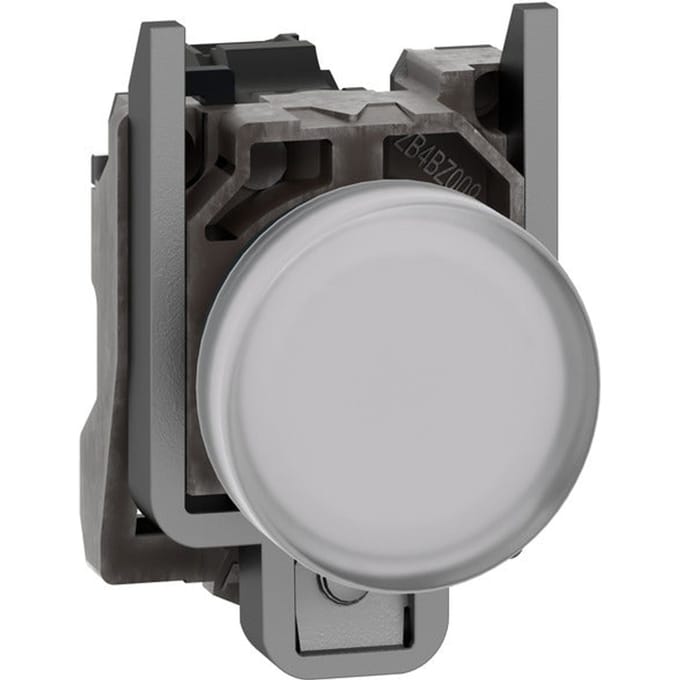 Schneider Electric XB4 LED Pilootlamp 230V AC Wit - XB4BVM1