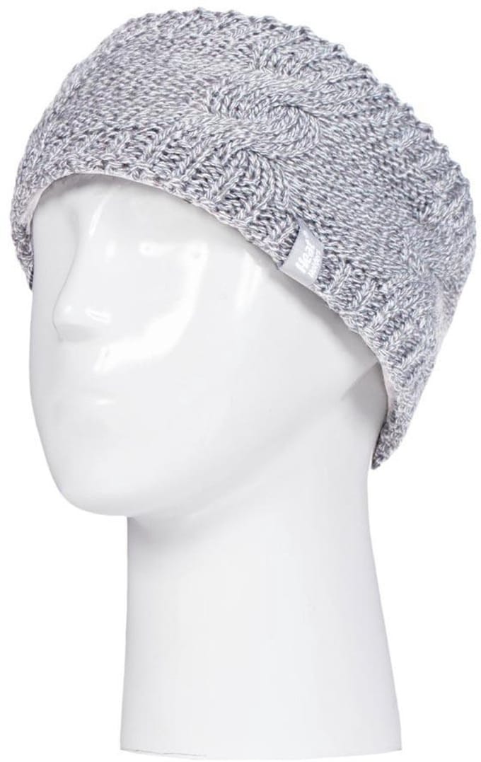 Warmtehouders winterhoofdband voor dames Alta lichtgrijs - UNI