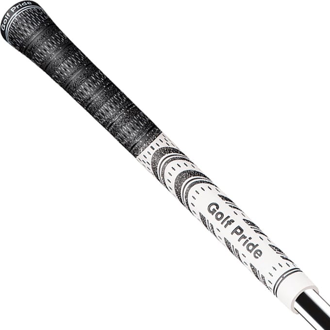 GolfPride New Decade MultiCompound STANDAARD Grip - Wit Zwart
