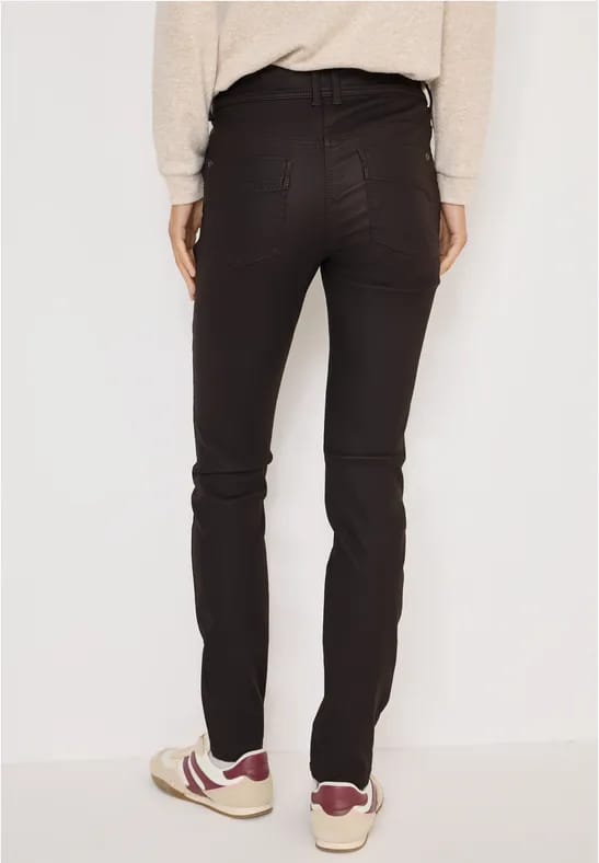 Broek in lederlook