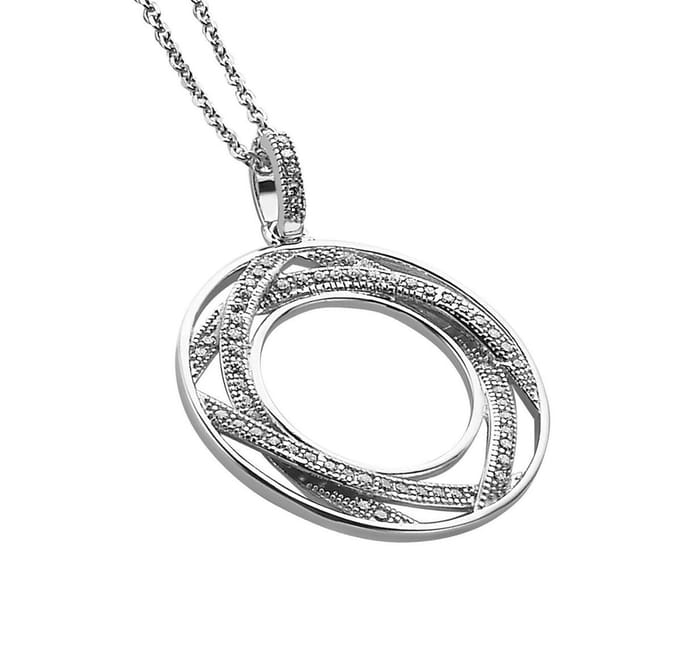 Orphelia Hanger + Ketting Cirkel Line ZH-4804